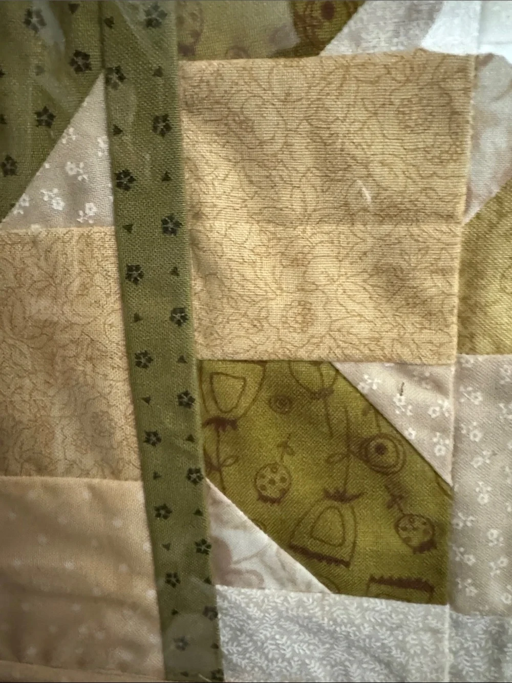 Floral Quilt Art - Pink & Yellow Blooms